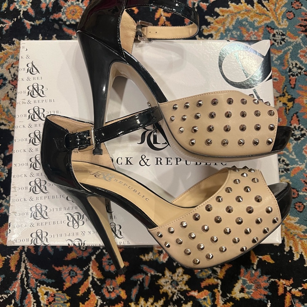 Rock and Republic Studded High Heels